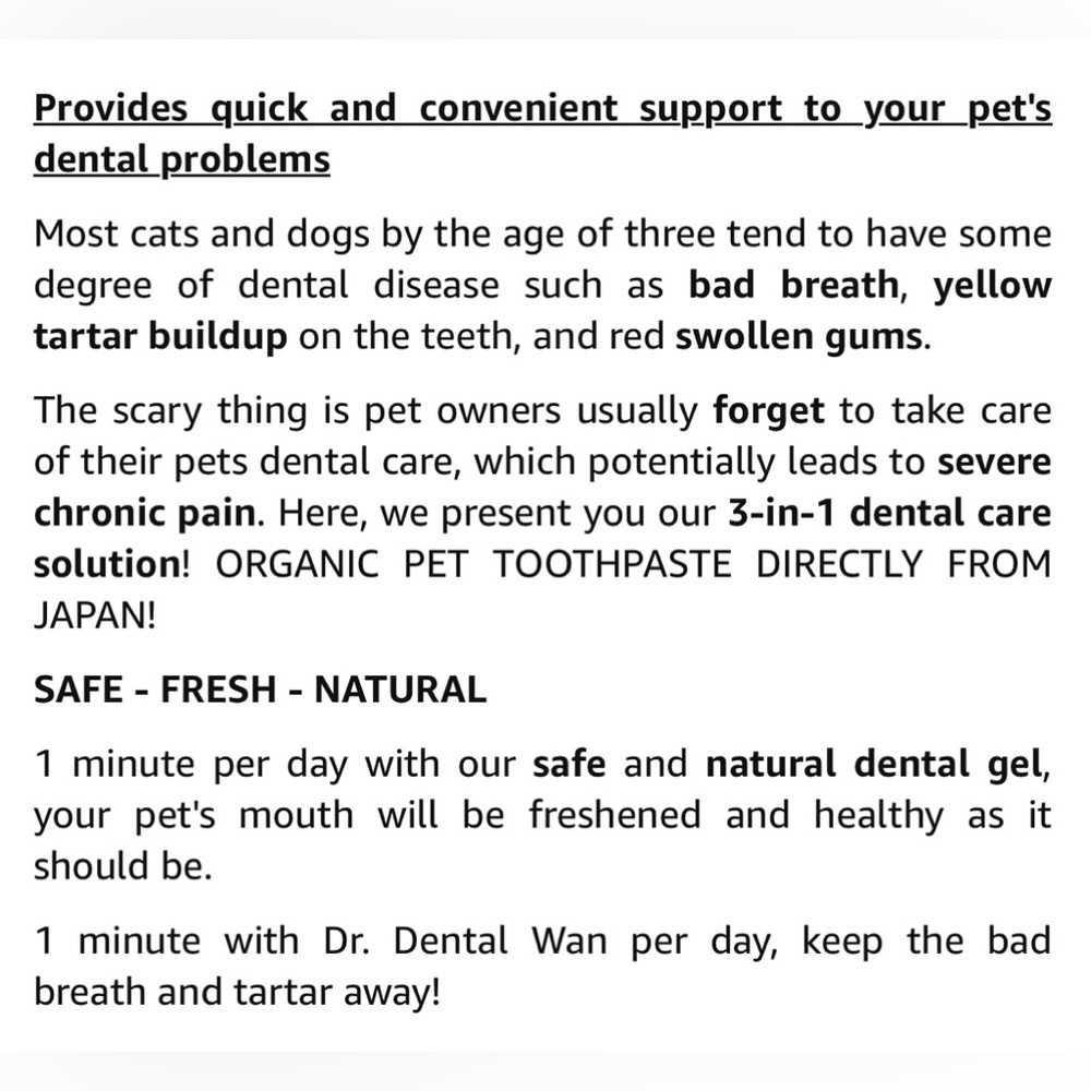 Cat / Dog Toothpaste Toothbrush Set - Picture 8 of 11
